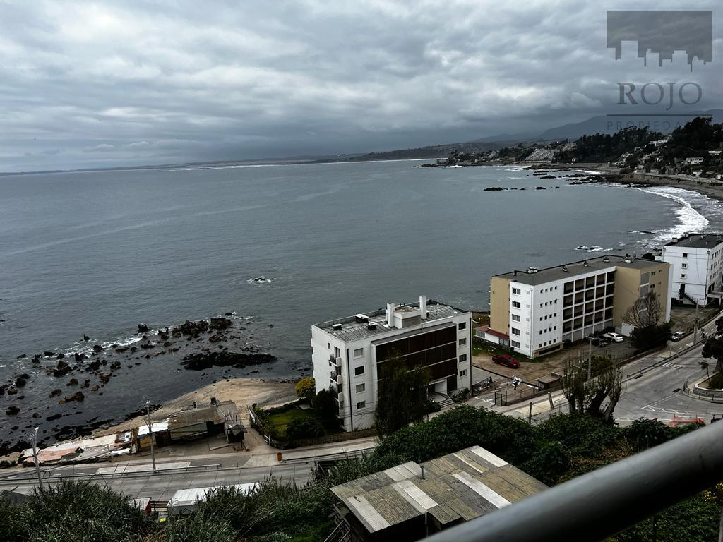 Concón Sur, preciosa vista al mar, 1 dormitorio, estacionamiento