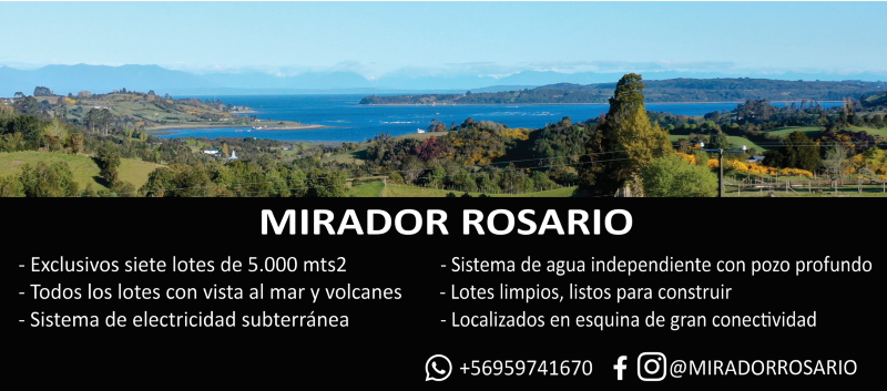 SE VENDE PARCELA  PUERTO MONTT  CON VISTA   VOLCAN   Y BAHIA